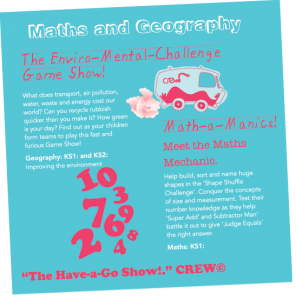 Geography Wrokshops for Primary Schools