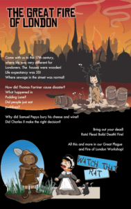 The Great Fire of London History School Workshops